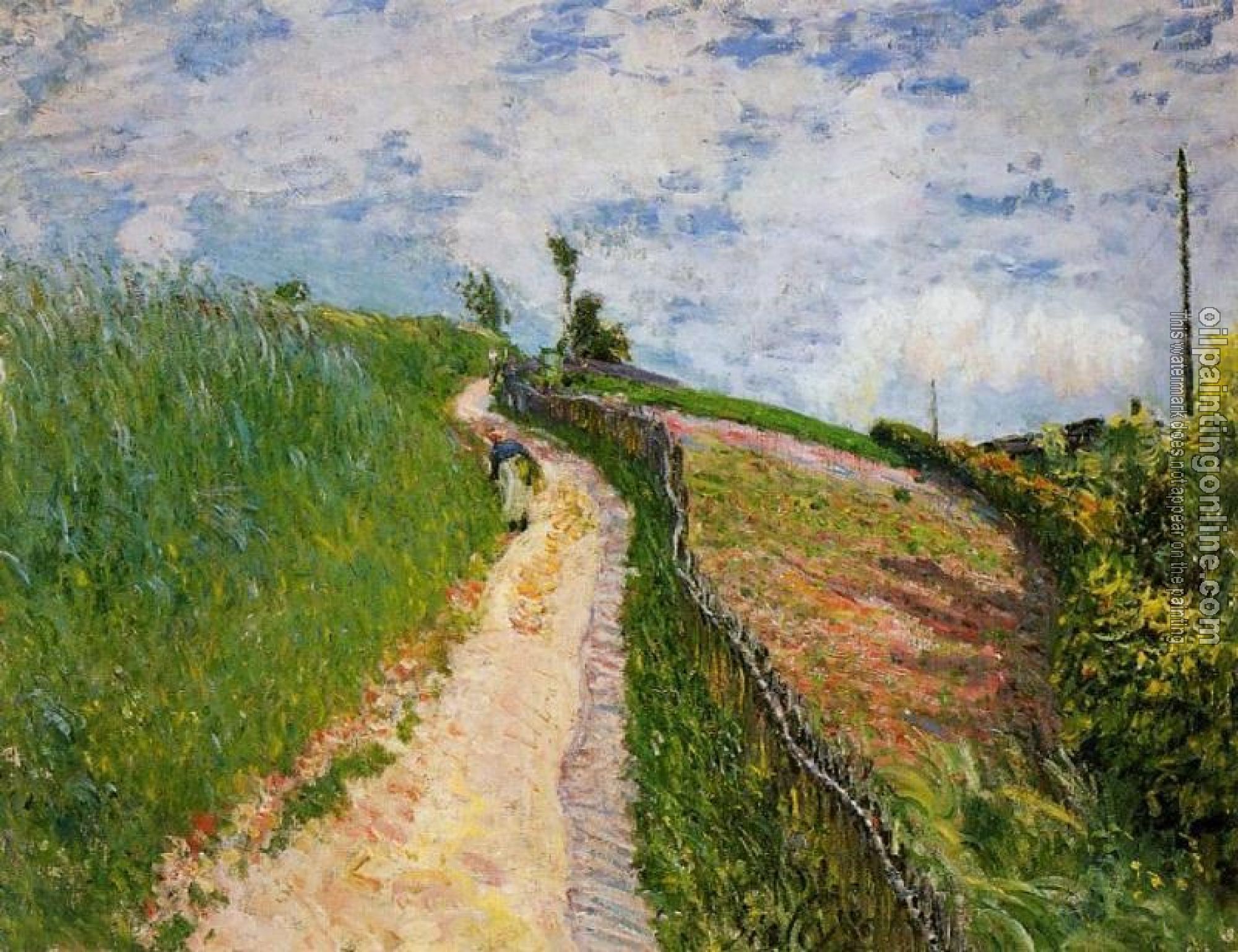 Sisley, Alfred - The Hill Path, Ville d'Avray